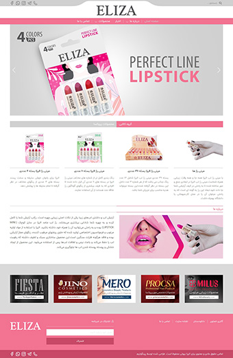 طراحی سایت الیزا