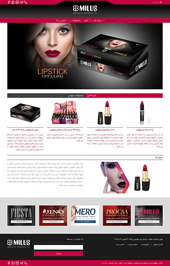 طراحی سایت میلوس